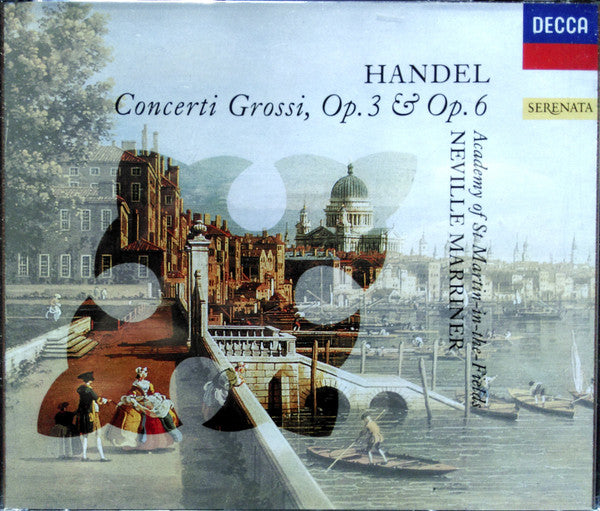 Georg Friedrich Händel - The Academy Of St. Martin-in-the-Fields, Sir Neville Marriner : Concerti Grossi, Op. 3 & Op. 6 (3xCD, Comp, RE, RM)
