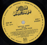 Brandy & Pope : Gettin' High With Brandy & Pope (LP)