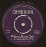 The Llanelli Male Choir : Christmas Fireside Music (7", EP)