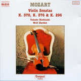 Wolfgang Amadeus Mozart, Takako Nishizaki, Wolf Harden : Violin Sonatas K.378, K.376 & K.296 (CD)