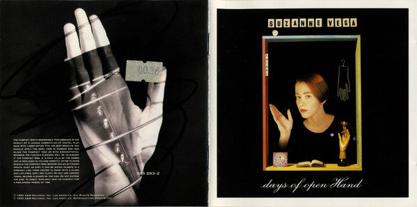 Suzanne Vega : Days Of Open Hand (CD, Album)