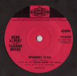 Herb Alpert & The Tijuana Brass : Spanish Flea (7", Single, Sol)