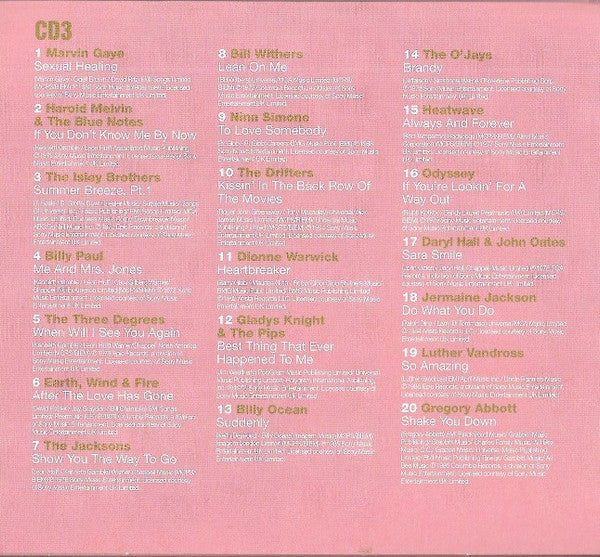 Various : 100 Hits The Best Love Album (5xCD, Comp)