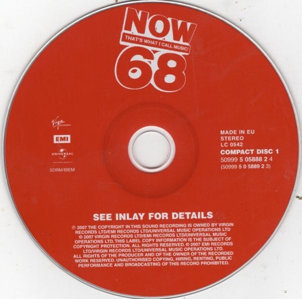 Various : Now That's What I Call Music! 68 (2xCD, Comp)