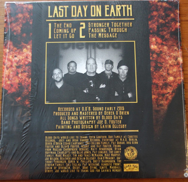 Blood Days : Last Day On Earth (12", MiniAlbum, Ltd, Whi)