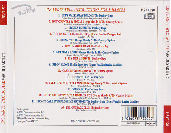 The Dockery Boys, George Moody & The Country Squires : Line Dance Spectacular (CD)