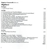 Ruggiero Leoncavallo - Jussi Björling, Victoria De Los Angeles, RCA Victor Symphony Orchestra, Renato Cellini : Pagliacci (CD, Album, Mono, RE, RM)