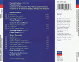 Francis Poulenc, Pascal Rogé, Sylviane Deferne, Peter Hurford, Philharmonia Orchestra, Charles Dutoit : Piano Concerto / Concerto For 2 Pianos / Organ Concerto (CD)