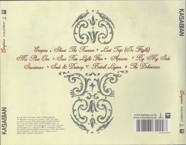 Kasabian : Empire (CD, Album)