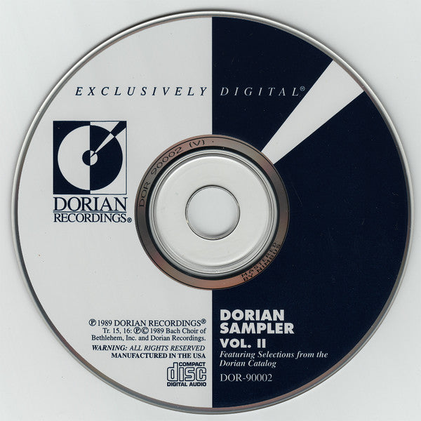 Various : Dorian Sampler Vol. II (CD, Comp, Smplr)