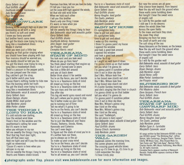 Bob Delevante : Columbus And The Colossal Mistake: A Collection Of Songs And Photographs (CD, Album, dig)