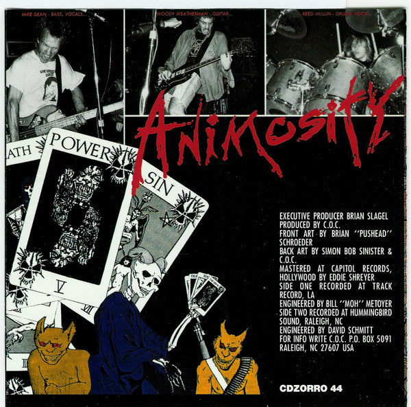 Corrosion Of Conformity : Animosity (CD, Album, RE)