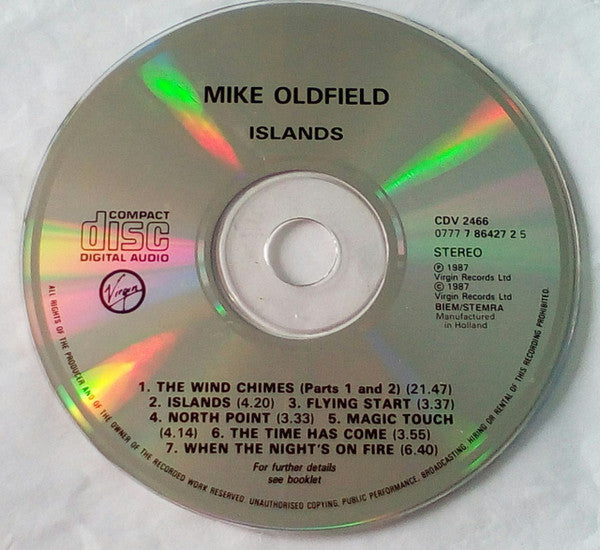 Mike Oldfield : Islands (CD, Album, RE, EMI)