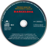 Freddie Mercury & Montserrat Caballé : Barcelona (CD, Album, RE, RM)