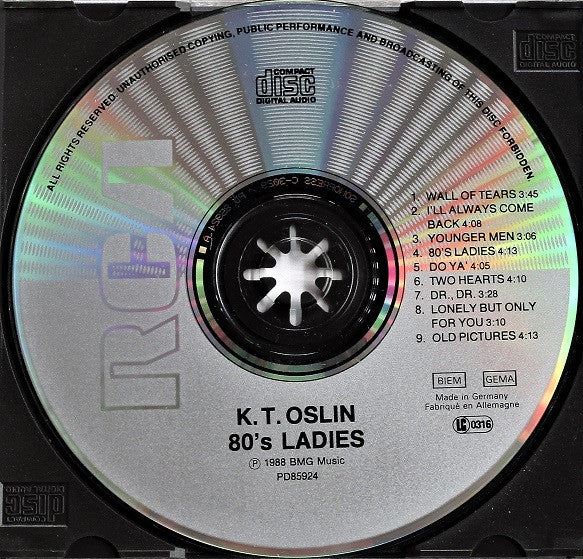 K.T. Oslin : 80's Ladies (CD, Album)