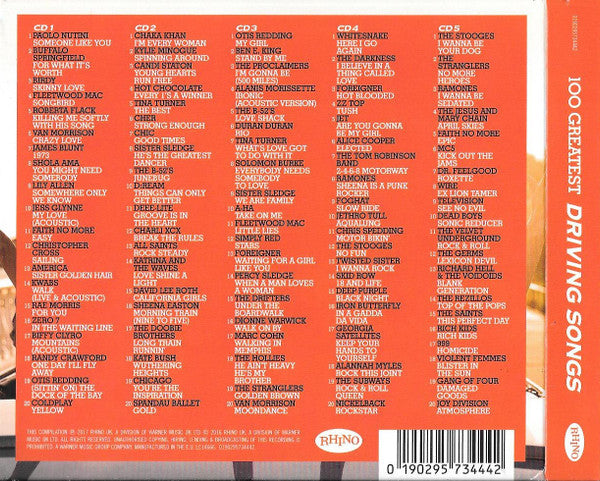 Various : 100 Greatest Driving Songs (5xCD, Comp)
