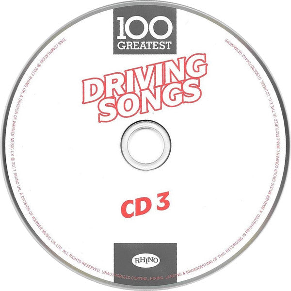 Various : 100 Greatest Driving Songs (5xCD, Comp)