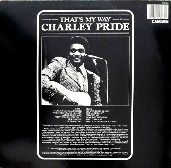 Charley Pride : That's My Way (LP, Comp)