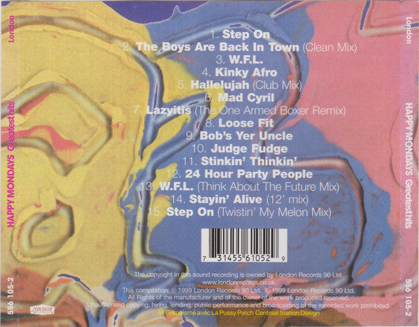 Happy Mondays : Greatest Hits (CD, Comp, RE, Dis)