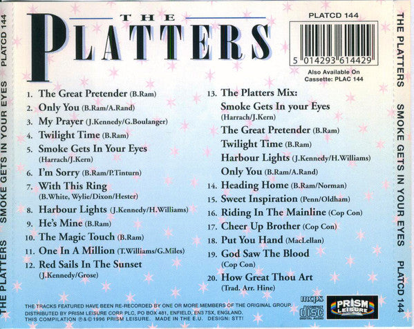 The Platters : Smoke Gets In Your Eyes (CD, Comp, RE)
