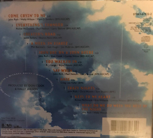 Lonestar (3) : Crazy Nights (HDCD, Album, Club)