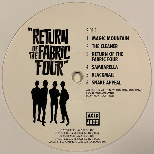 Corduroy : Return Of The Fabric Four (LP, Album, Whi)