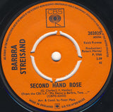 Barbra Streisand : Second Hand Rose (7", Single, 4-P)
