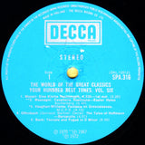 Various : The World Of Your Hundred Best Tunes Vol. 6 (LP, Comp, Lab)