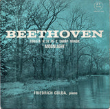 Ludwig van Beethoven, Friedrich Gulda : Sonata No.14 In C Sharp Minor, "Moonlight" (7")