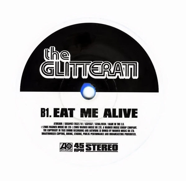 The Glitterati : Heartbreaker (7", Single, Blu)