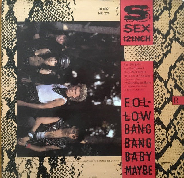Lords Of The New Church : Psycho Sex 12 Inch (12")