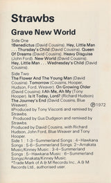 Strawbs : Grave New World (Cass, Album, Whi)