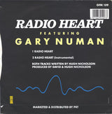 Radio Heart Featuring Gary Numan : Radio Heart (7", Single, Bla)