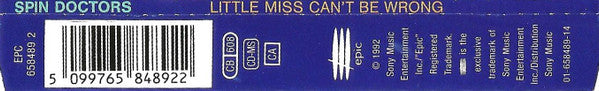 Spin Doctors : Little Miss Can't Be Wrong (CD, Maxi)