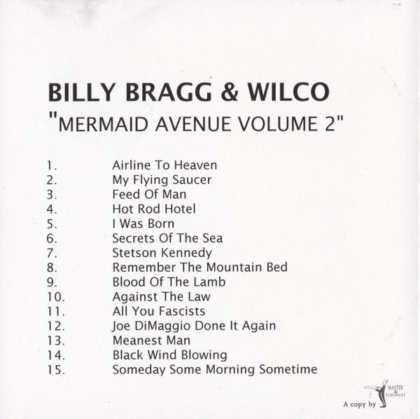 Billy Bragg & Wilco : Mermaid Avenue Volume 2 (CDr, Album, Promo)