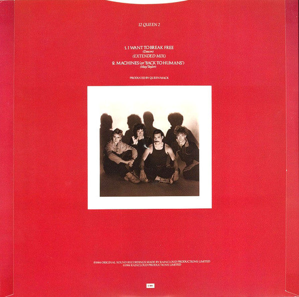 Queen : I Want To Break Free (12", Whi)