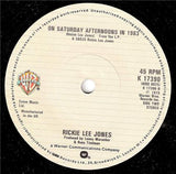 Rickie Lee Jones : Chuck E.'s In Love (7", Single)