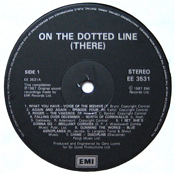 Various : On The Dotted Line...(There) (LP, Comp)