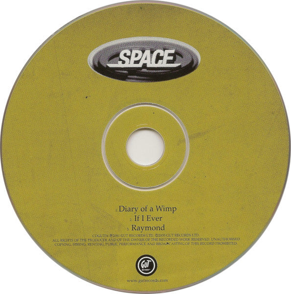 Space (4) : Diary Of A Wimp (CD, Single, CD1)