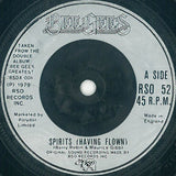 Bee Gees : Spirits (Having Flown) (7", Single, Sol)