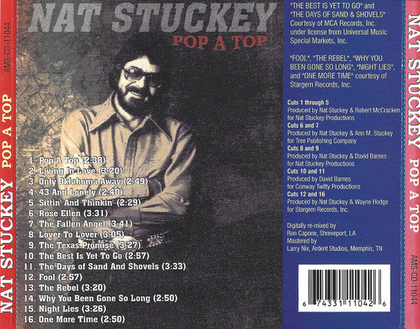 Nat Stuckey : Pop A Top (CD, Comp, RM)
