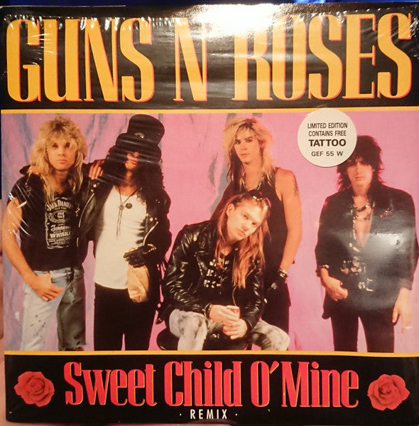 Guns N' Roses : Sweet Child O' Mine · Remix · (7", Single, Ltd, Fre)