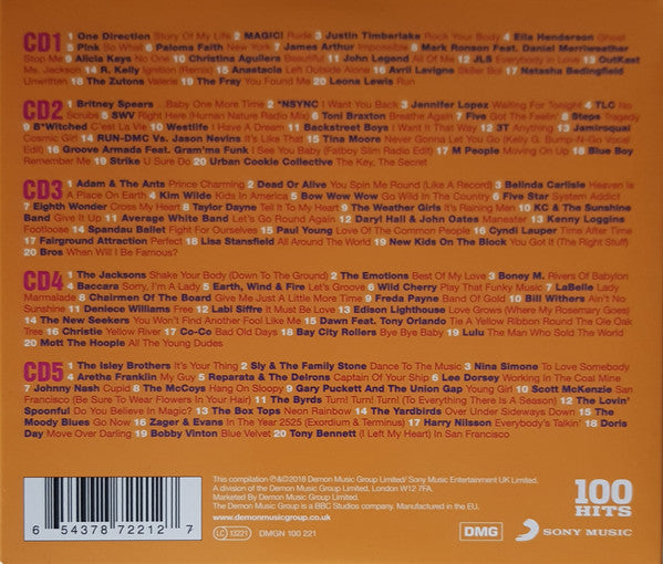 Various : 100 Hits Pop! (5xCD, Comp)