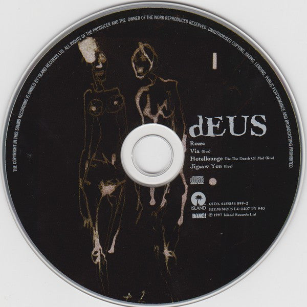 dEUS - Roses (CD) (Very Good Plus (VG)) - DaddyPop