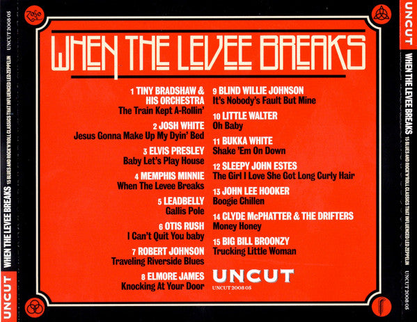 Various : When The Levee Breaks (15 Classic Tracks That Inspired Led Zeppelin) (CD, Comp, Jew)