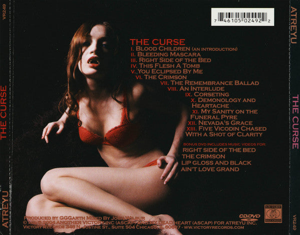 Atreyu : The Curse (CD, Album, RE + DVD-V, D/Sided + Sli)