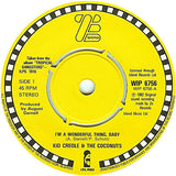 Kid Creole And The Coconuts : I'm A Wonderful Thing (7", Single, Yel)