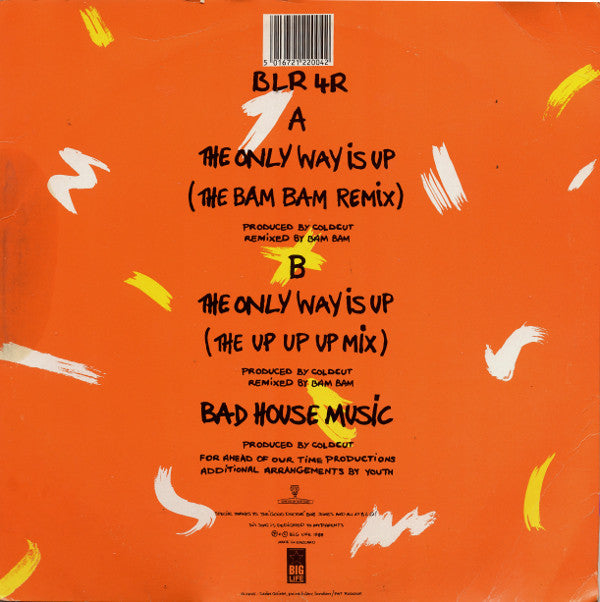 Yazz And The Plastic Population : The Only Way Is Up (The Bam Bam Remixes) (12", Single)