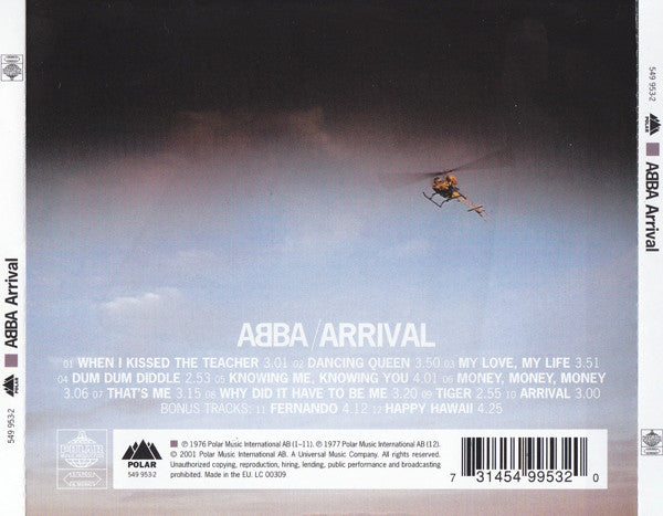ABBA : Arrival (CD, Album, RE, RM, RP)