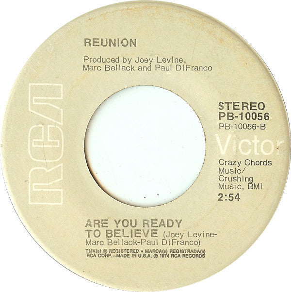 Reunion (3) : Life Is A Rock (But The Radio Rolled Me) (7", Single, Ind)